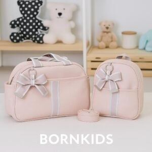 Kit Bolsas Luxo Linha Premium Cedro (2 peças) Rosa Salmão
