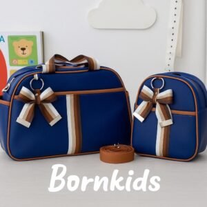 Kit Bolsas Luxo Linha Premium Cedro (2 peças) Azul e Marrom