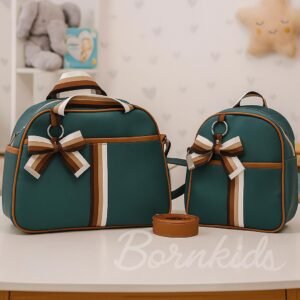 Kit Bolsas Luxo Linha Premium Cedro (2 peças) Verde Escuro