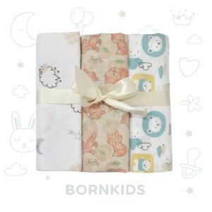 Kit 3 Cueiros Rolinho Estampado Leão