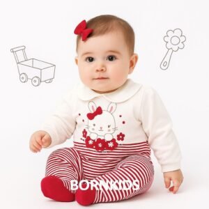 Macacão Coelhinha Flores