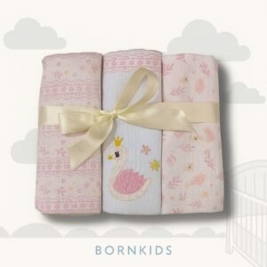 Kit Cueiro Rolinhos 3 Peças Estampado