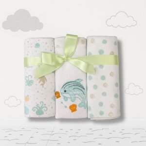 Kit Cueiro Rolinhos 3 Peças Estampado