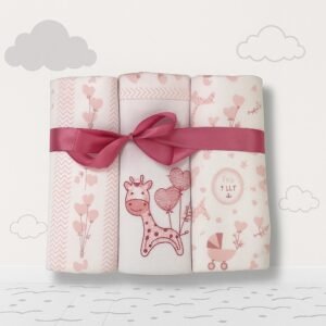 Kit Cueiro Rolinhos 3 Peças Estampado