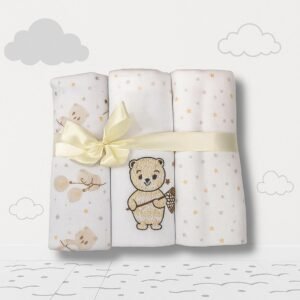 Kit Cueiro Rolinhos 3 Peças Estampado