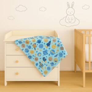 Cobertor Manta Anti Alérgico Azul