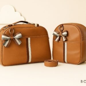 Kit Bolsas Luxo Linha Premium Cedro (2 peças) Marrom