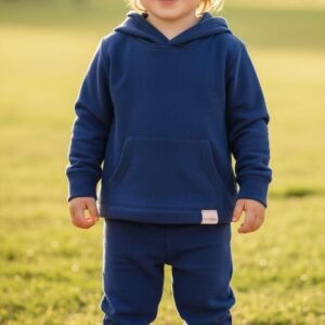 Conjunto Inverno Bouclé Azul Escuro