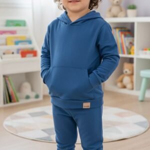 Conjunto Inverno Bouclé Azul