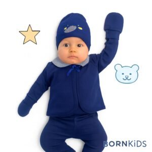 Conjunto Pagã Gola Piquê (5 peças) Azul