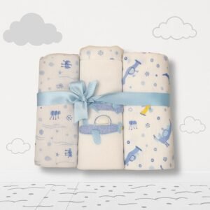 Kit Cueiro Rolinhos 3 Peças Estampado