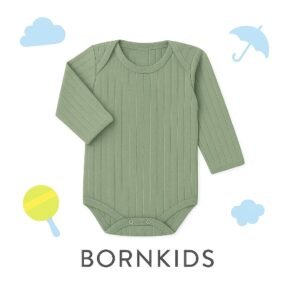 Body Suedine Canelado ML (Verde)