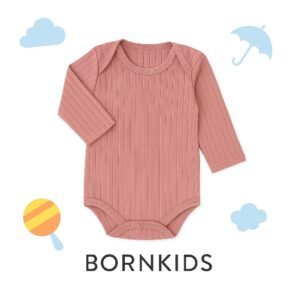 Body Suedine Canelado ML (Rosa piquê)