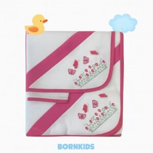 Jogo de Toalha 3 peças Luxo Bordada