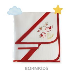 Jogo de Toalha 3 peças Luxo Bordada